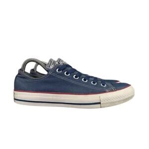 Converse Shoes Womens 7 Sneakers Lifestyle Chuck Taylor Low Blue Canvas Classic